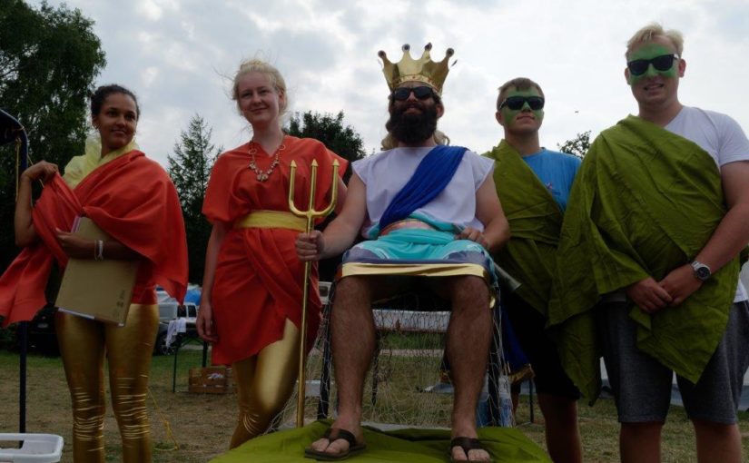 Mitgemacht. Als Helfer im Piraten-Kidscamp auf Rügen