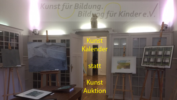 Neues Format für die Kunstauktion kunst für bildung im Corona-Jahr