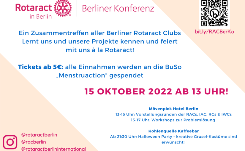 Berliner Konferenz: Rotaract lädt ein
