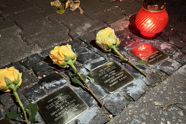 Stolpersteine polieren – Gemeinsames Gedenken der rotarischen Familie