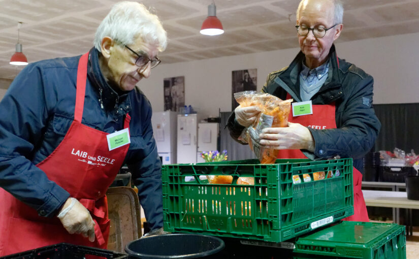 Rotary tatkräftig bei Laib und Seele